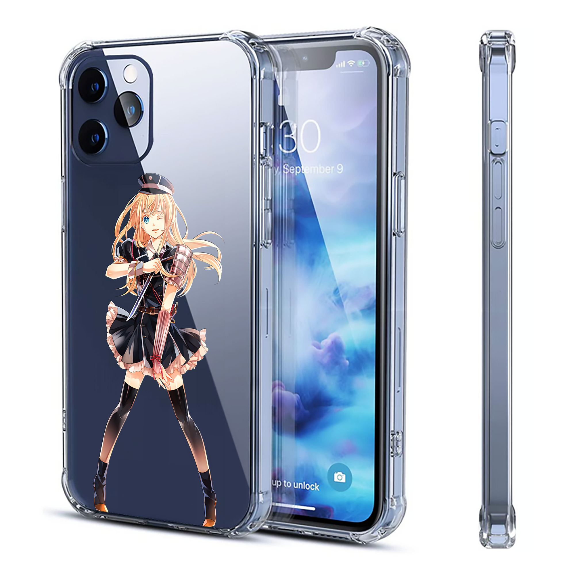 （画像用） 刀剣乱舞 Touken Ranbu 【iPhone 12シリーズ対応】透明スマホケース（クリアソフトケース）